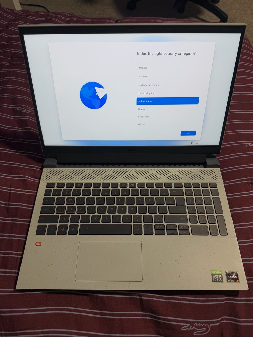 Dell G15 Ryzen 7 Gaming Laptop RTX 3050 512GB SSD — Great Condition